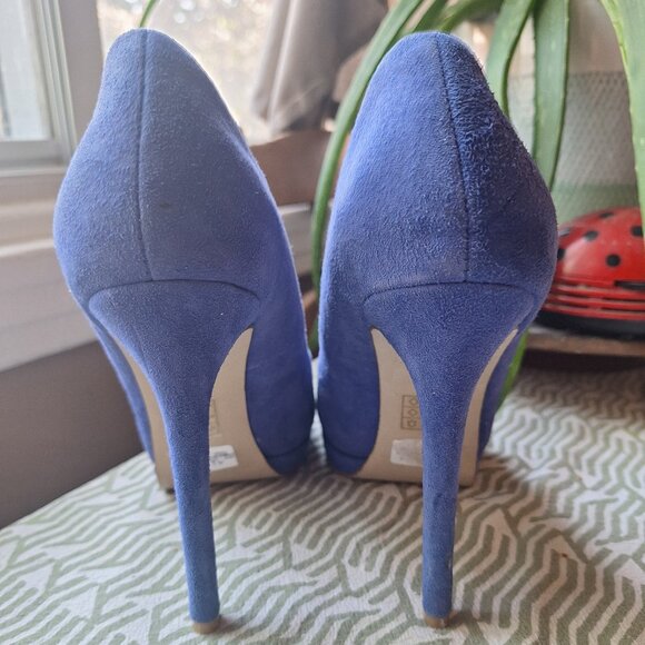 Platform Peep Toe Pumps - Picture 3 of 10